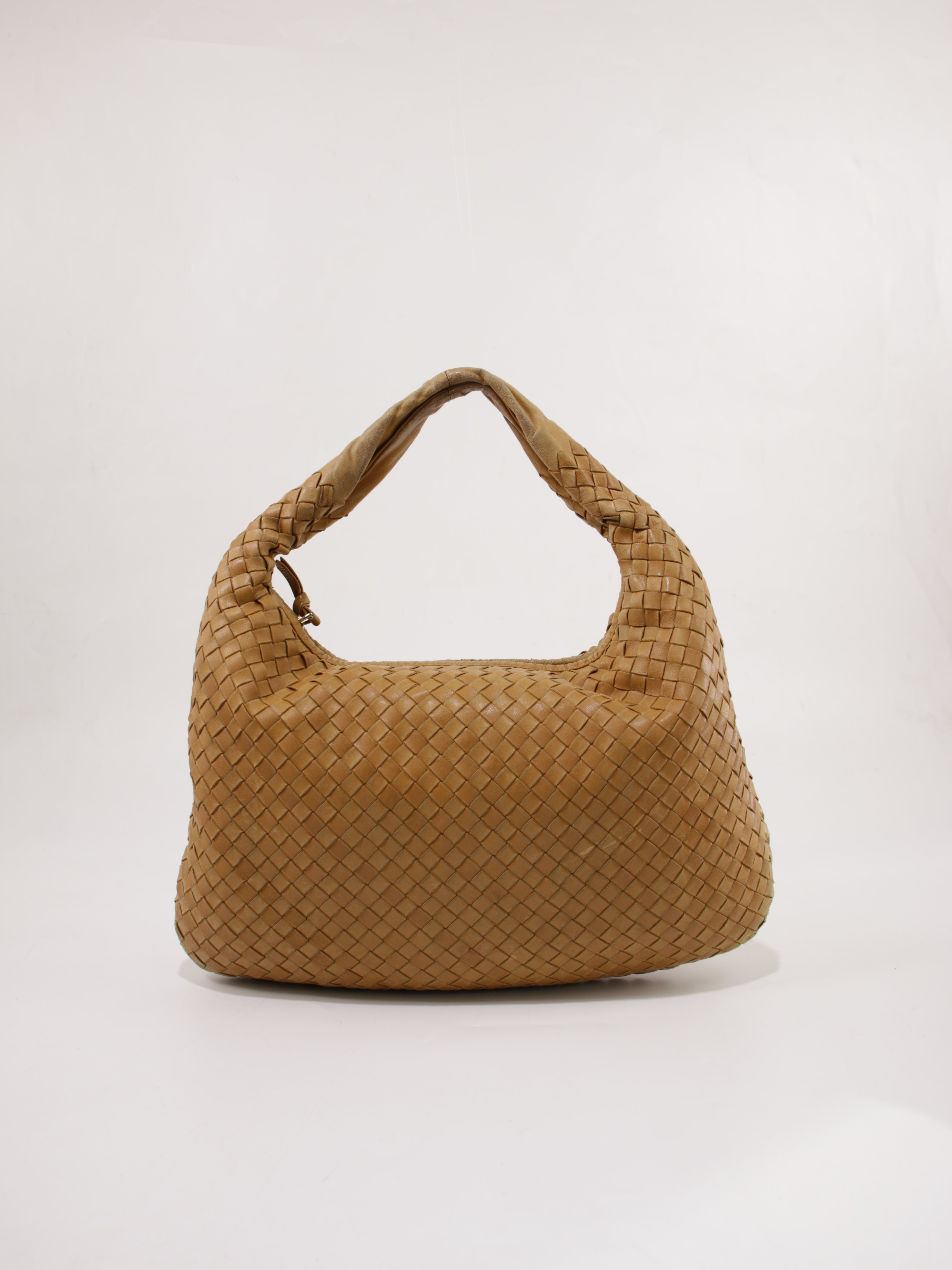 ★DE MERIEL★ Veneta Hobo Bag Medium Beige VENETA demeriel Veneta Hobo Bag Medium
