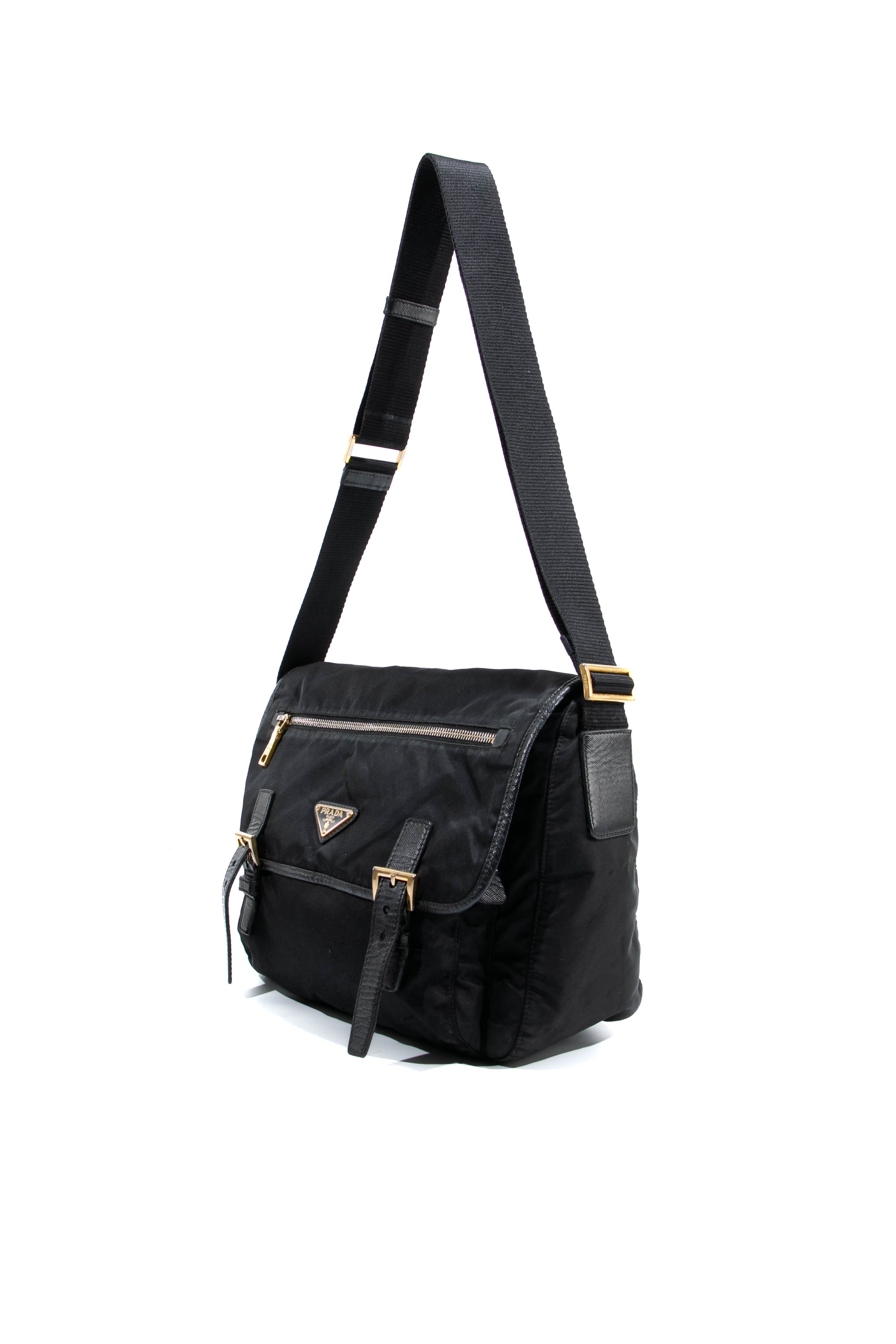 Double Buckle Messenger Crossbody bag