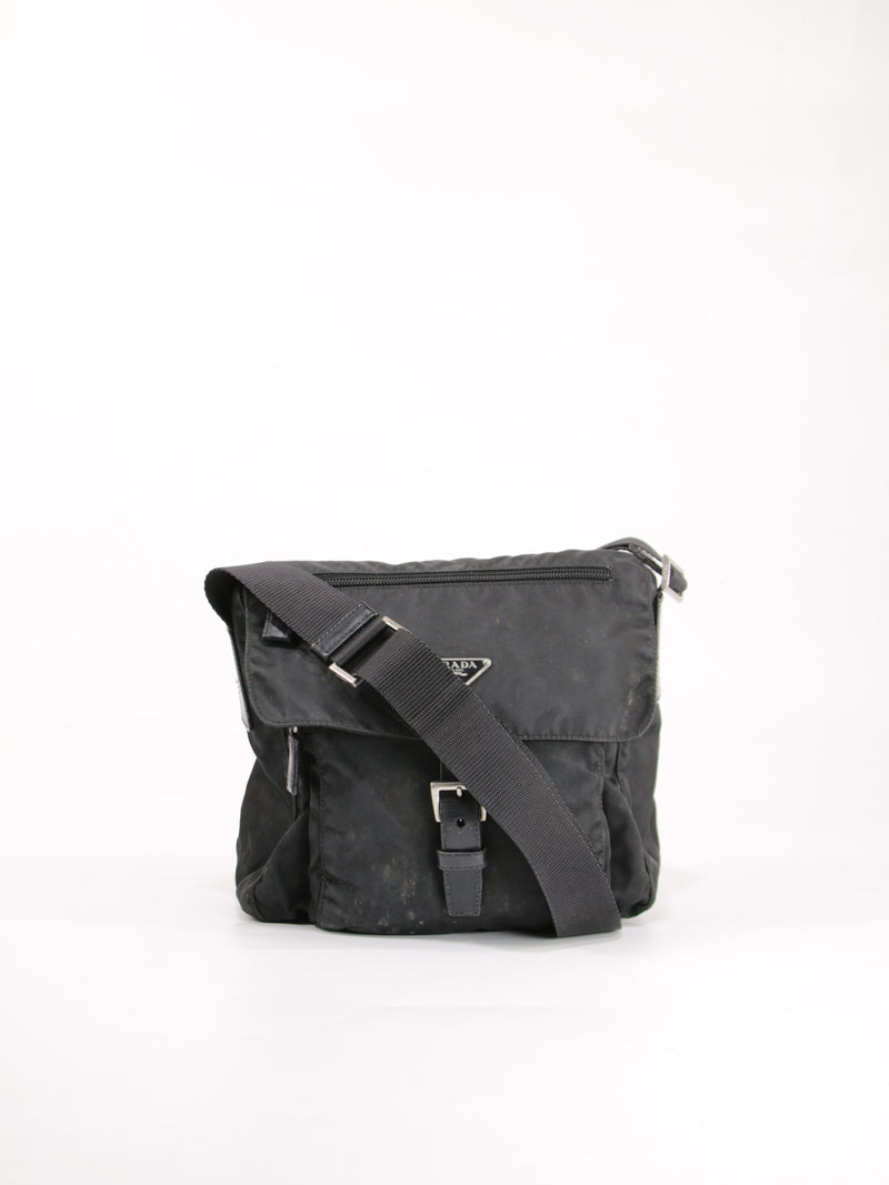 Prada Single Buckle Messenger