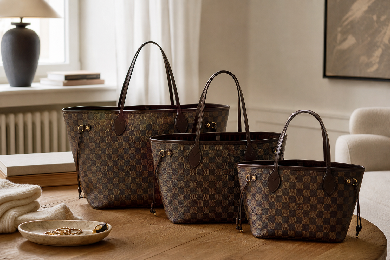 Sådan kender du en ægte Louis Vuitton Neverfull: Den komplette autentificerings- og størrelsesguide til 2026