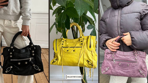 Balenciaga city bag yellow online