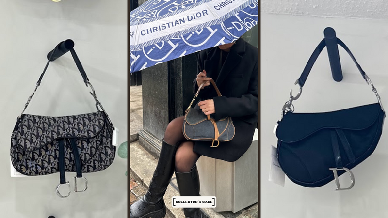 Dior Monogram Double Saddle Bag, Demin Dior Double Saddle Bag, Dior Saddle Bag
