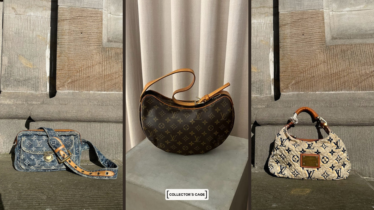 Louis Vuitton  Clutch Bag, Louis Vuitton Croissant Bag, Monogram Bulles Louis Vuitton Bag