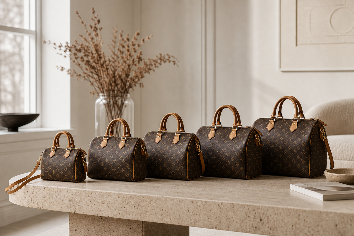 Louis Vuitton Speedy Størrelsesguide 2026: Nano vs 20 vs 25 vs 30 vs 35 (Og Bandoulière)