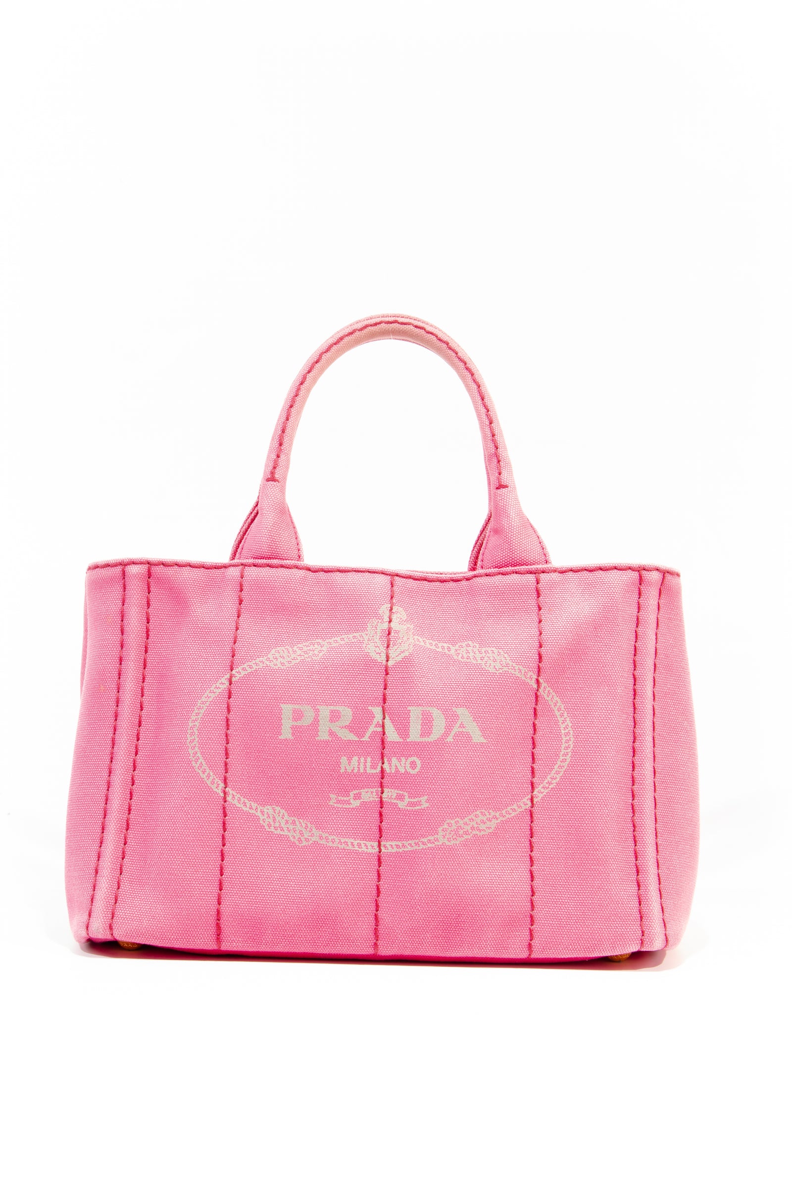 Prada - Authenticated Handbag - Leather White Plain for Women, Very Good Condition