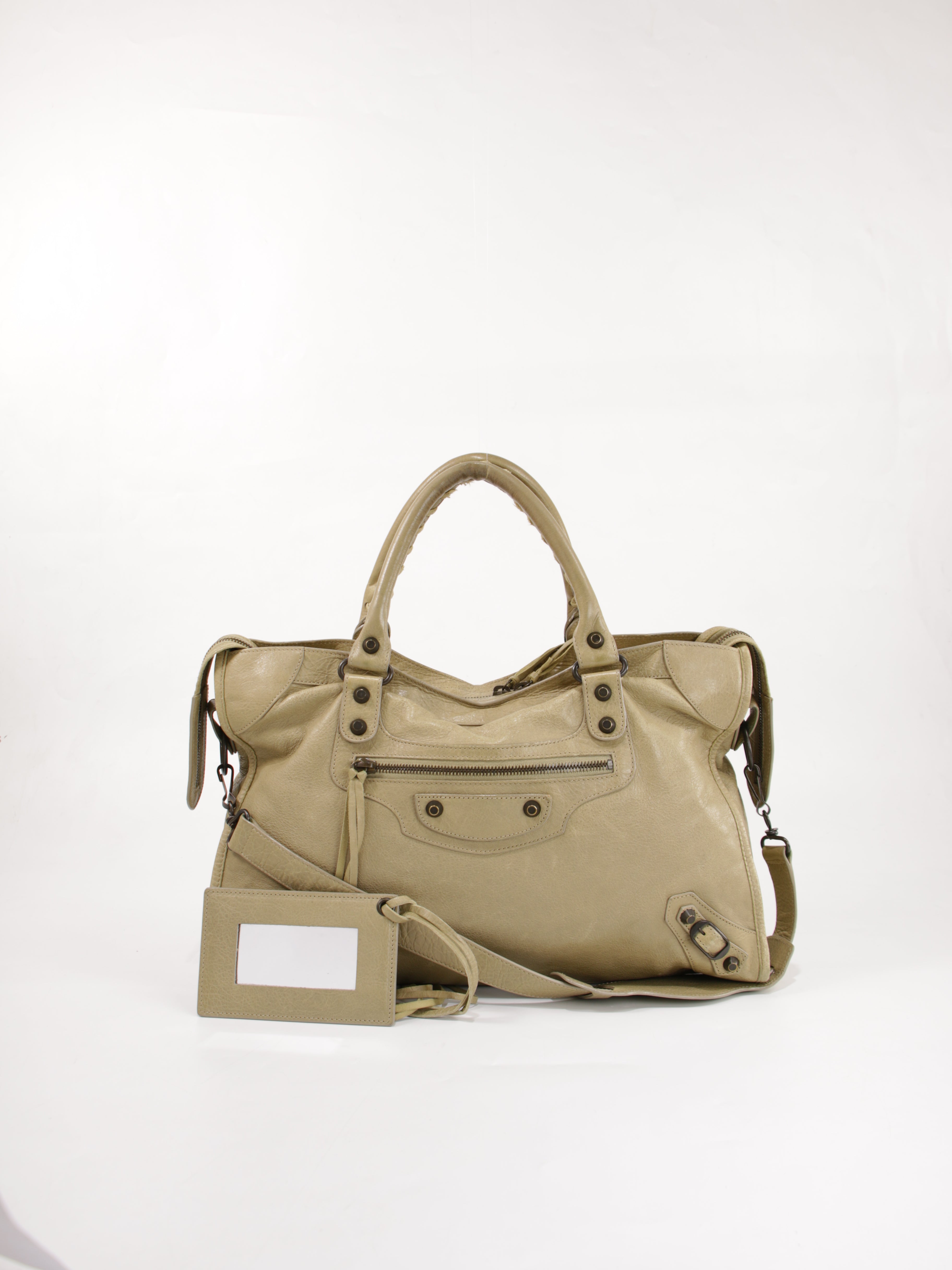 バッグ BALENCIAGA CITY THE FIRST 2WAY BAG BEIGE City – Collector's Cage