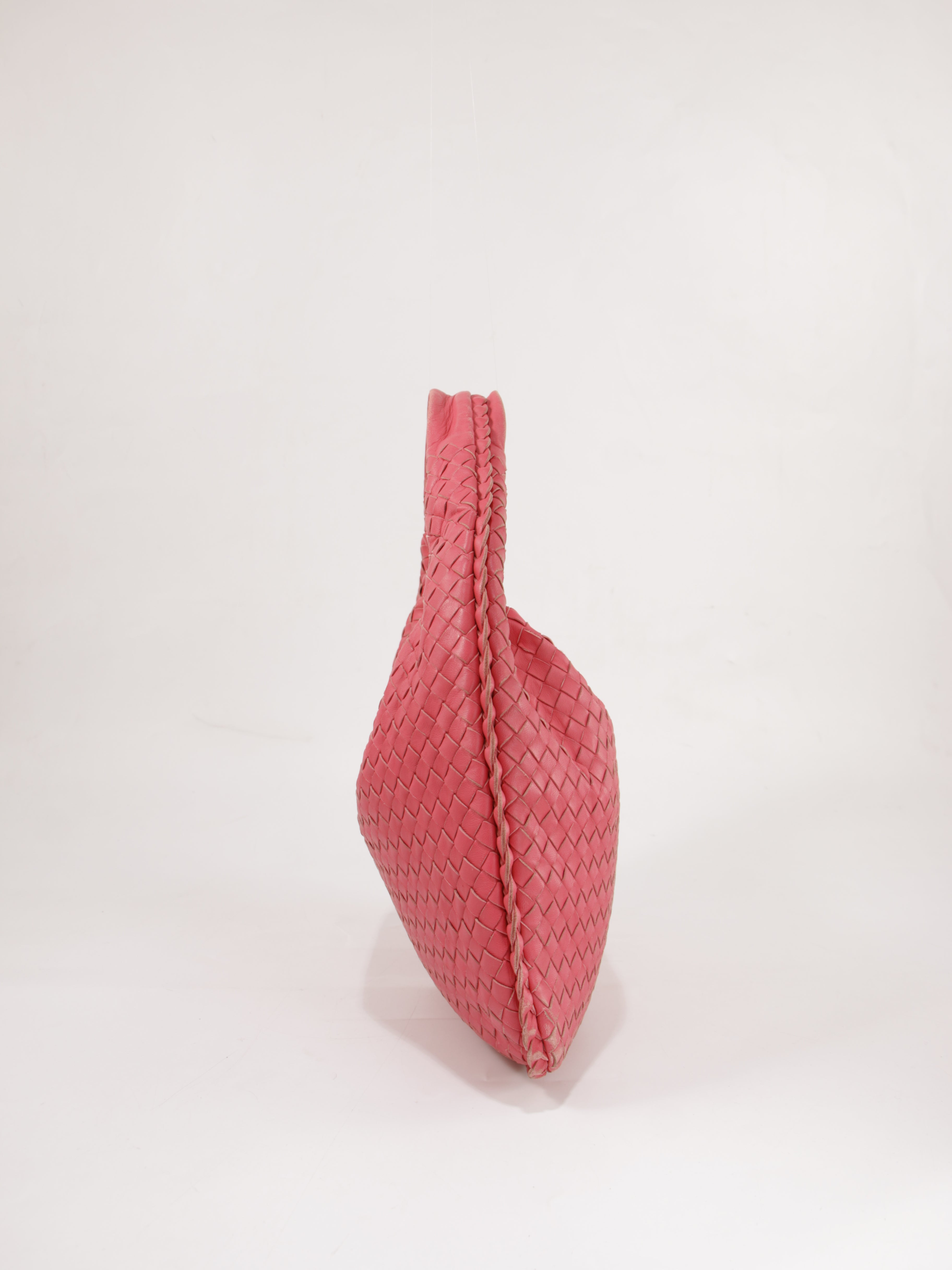 Bottega Veneta Medium Hobo Pink Leather | Ref. 7409 – Collector's Cage