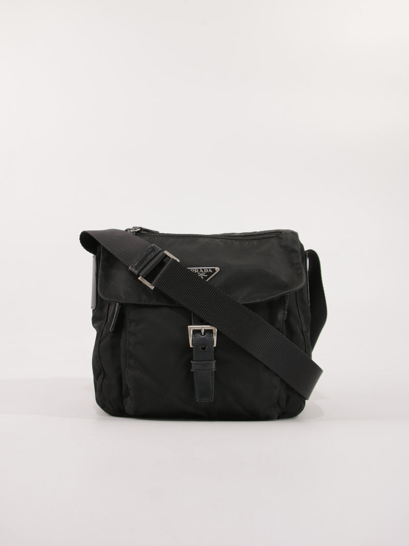 Prada Single Buckle Messenger
