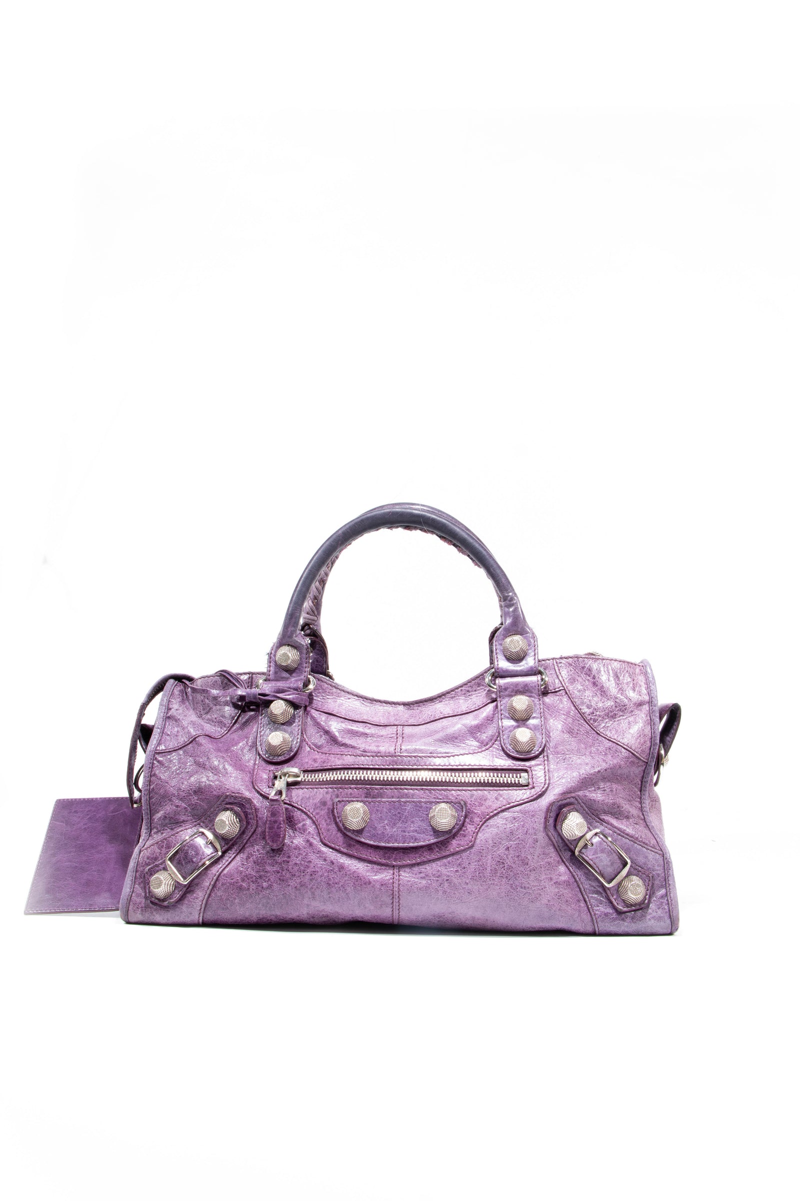 BALENCIAGA the First Handbag/Shoulder Bag Mini City Pink Used Beautiful