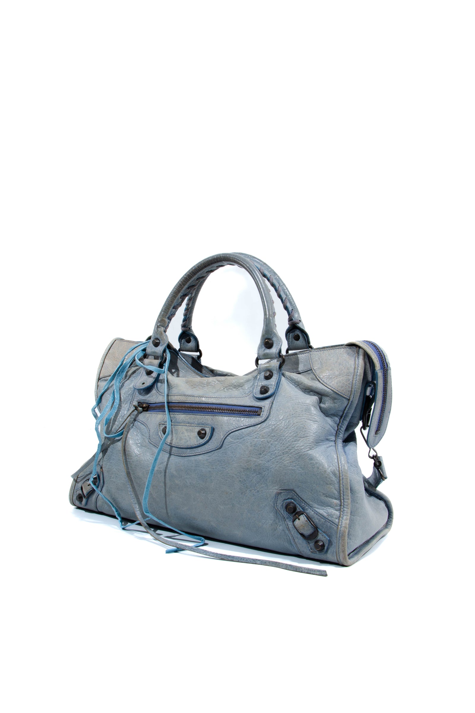 Louis Vuitton - Authenticated Nano Noé Handbag - Leather Blue Plain for Women, Good Condition