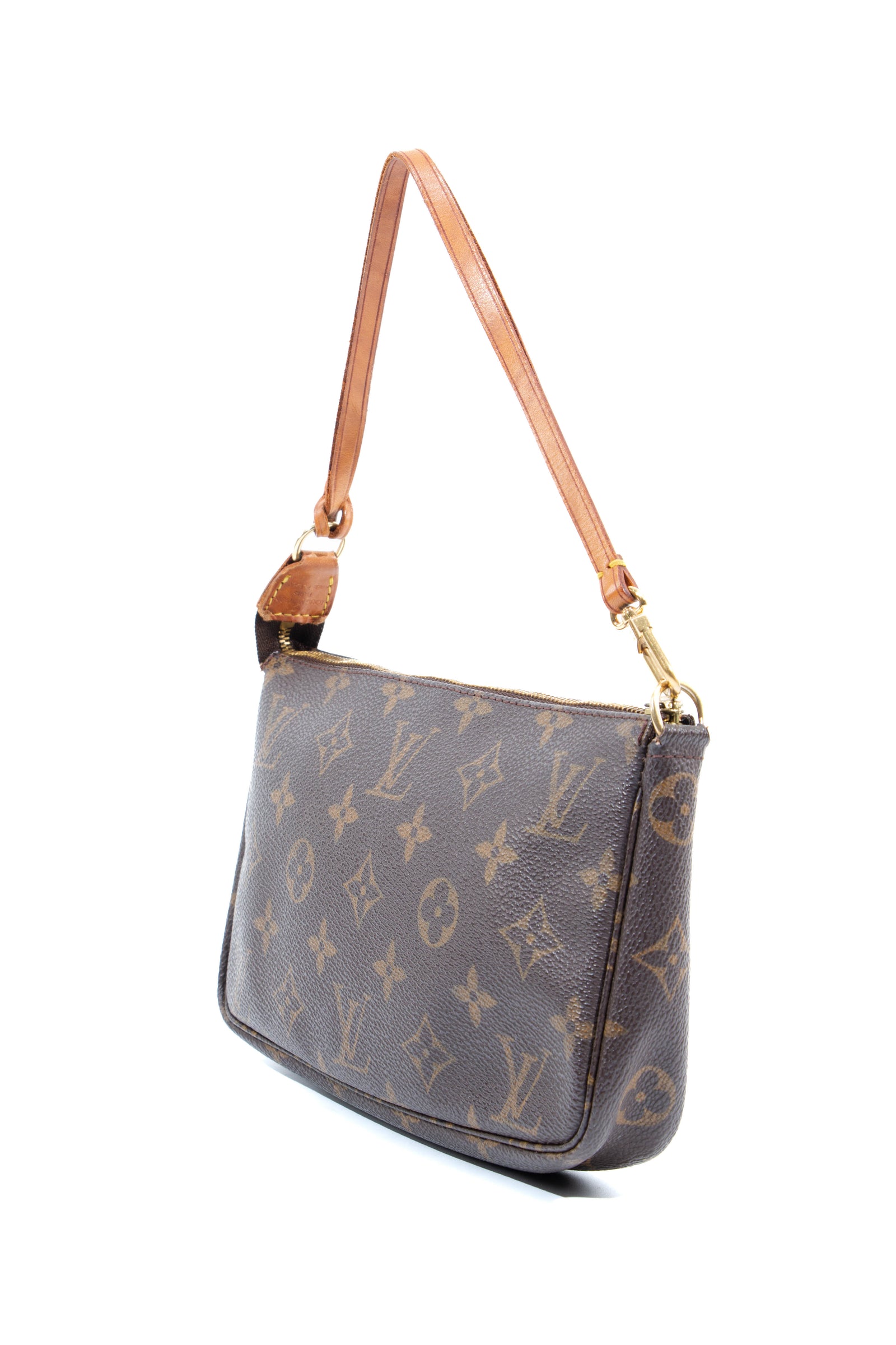 Louis Vuitton, Bags, Authenticity Guaranteed Louis Vuitton Monogram Pochette  A4 Clutch Bag