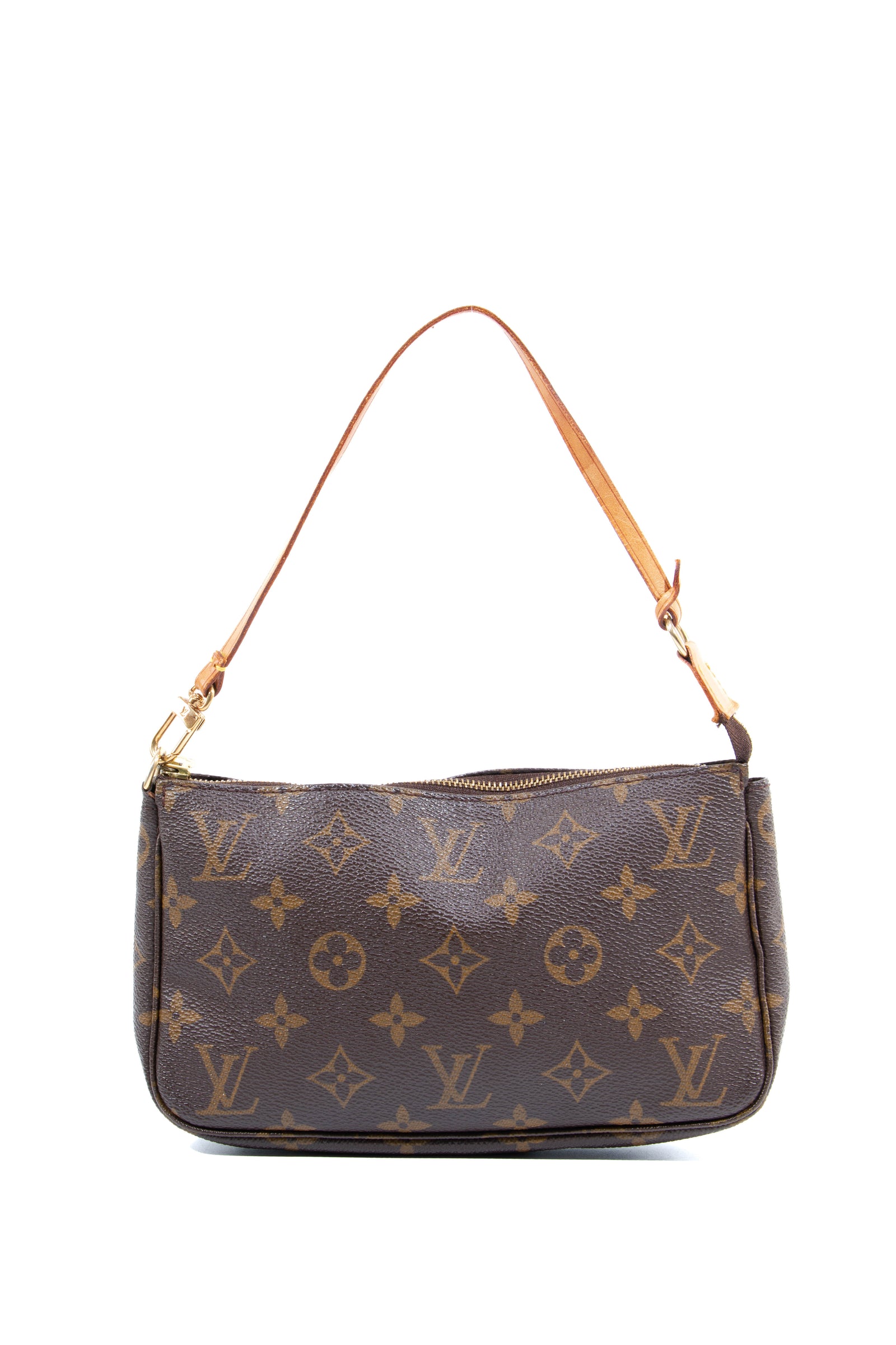 Louis Vuitton Black & Blue Monogram Canvas Mini Pochette Accessoires - Handbag | Pre-owned & Certified | used Second Hand | Unisex