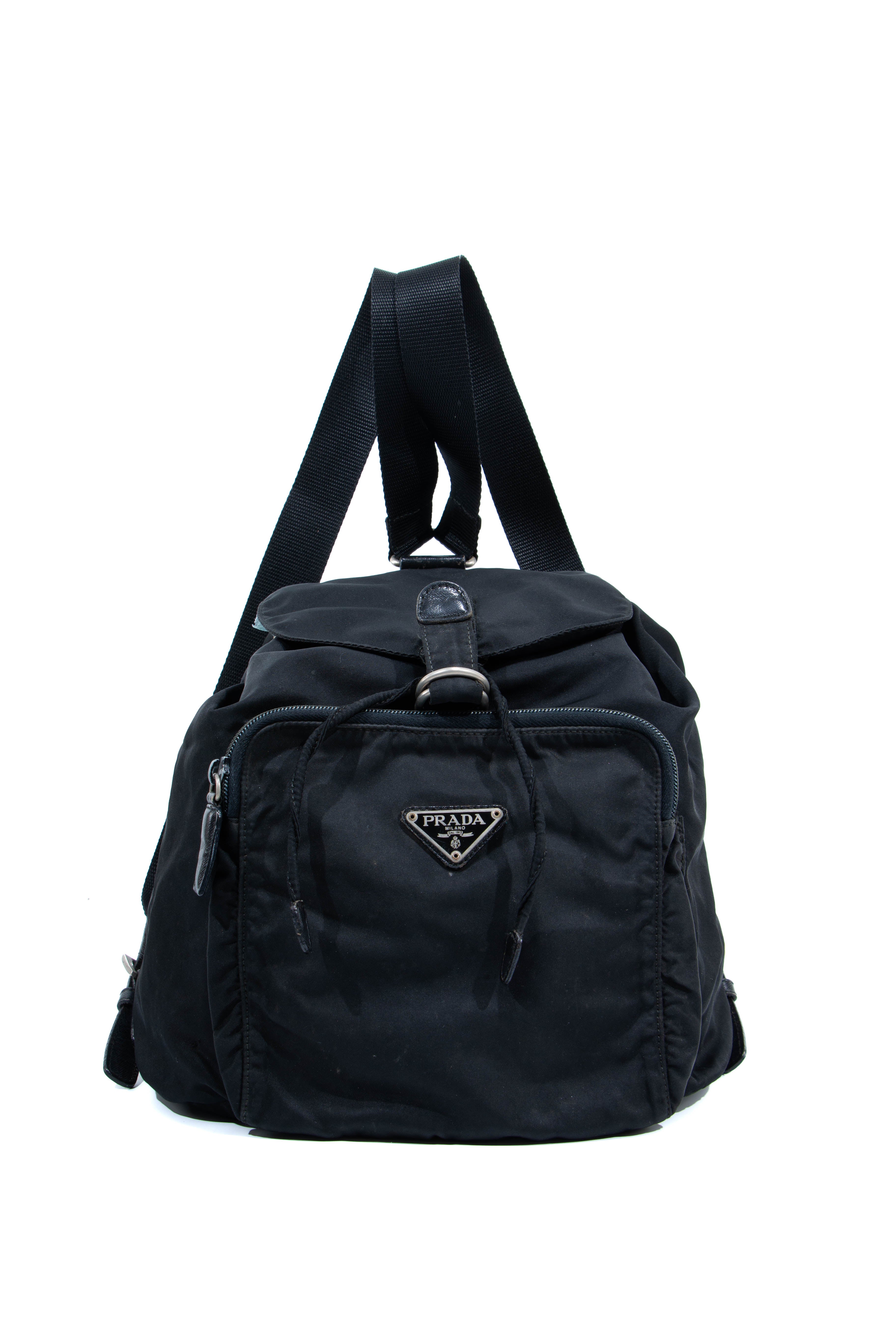 Prada backpack second hand hot sale