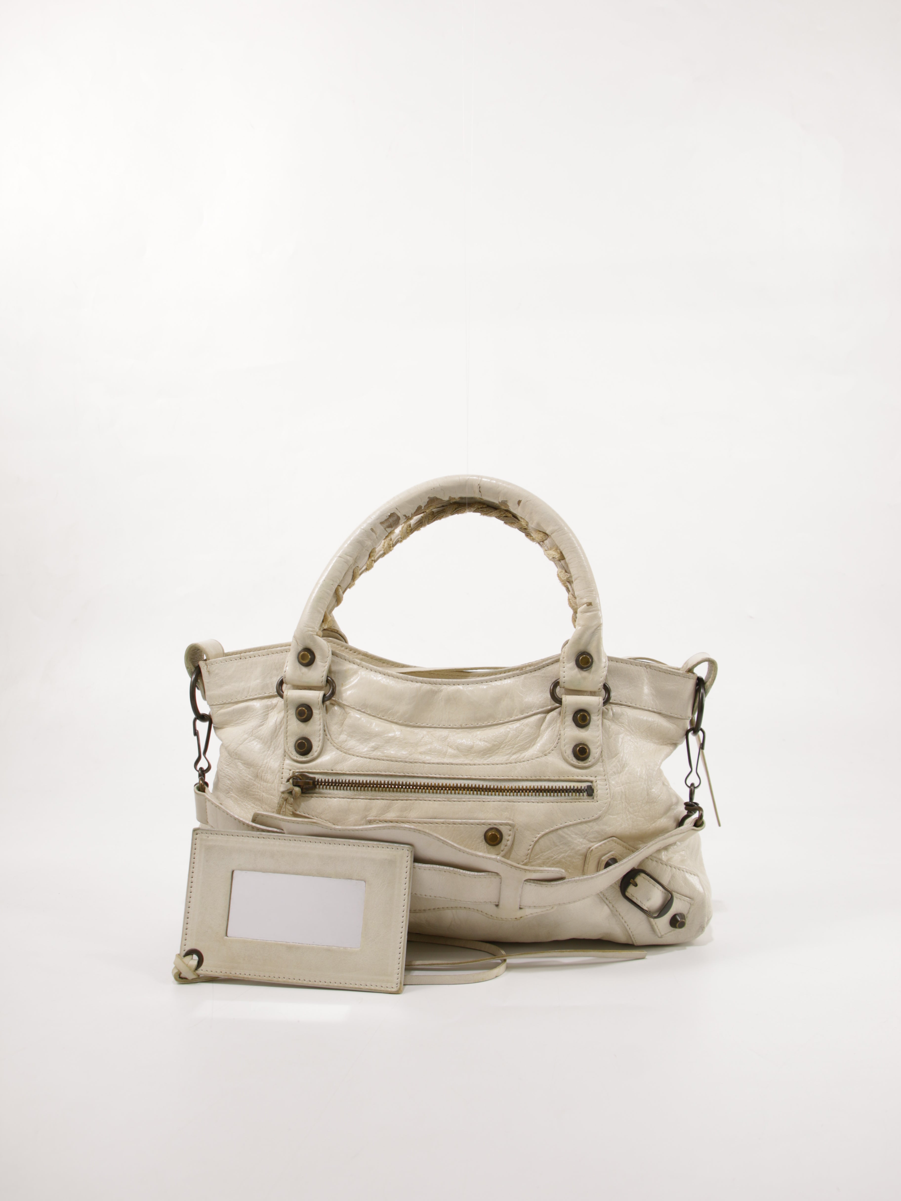 y2k BALENCIAGA THE FIRST ファースト 2WAY BAG AUTH Balenciaga The First Bag Purple 2Way travel hand