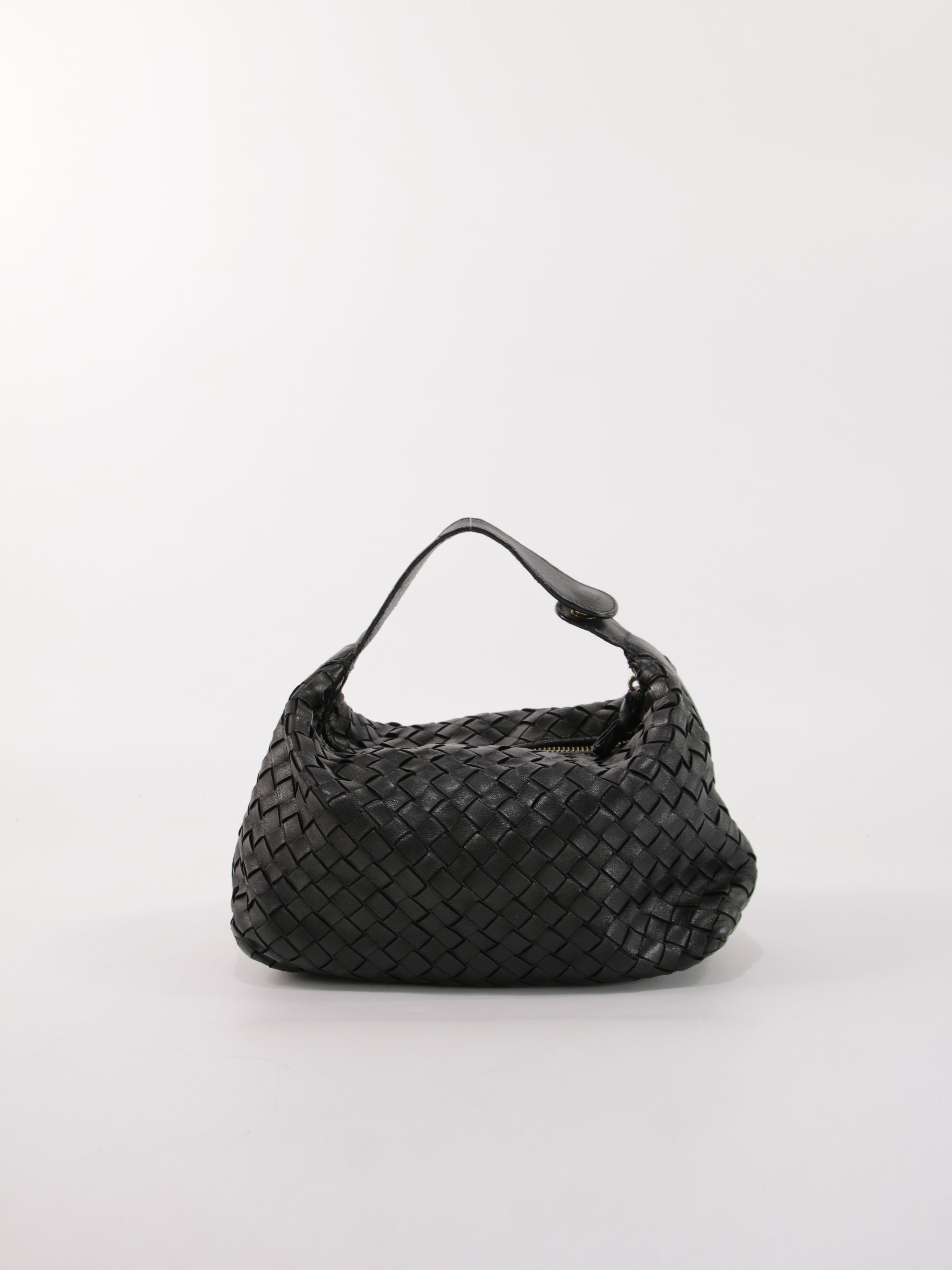Bottega Veneta Hand Bag Black Leather | Ref. 39411 – Collector's Cage