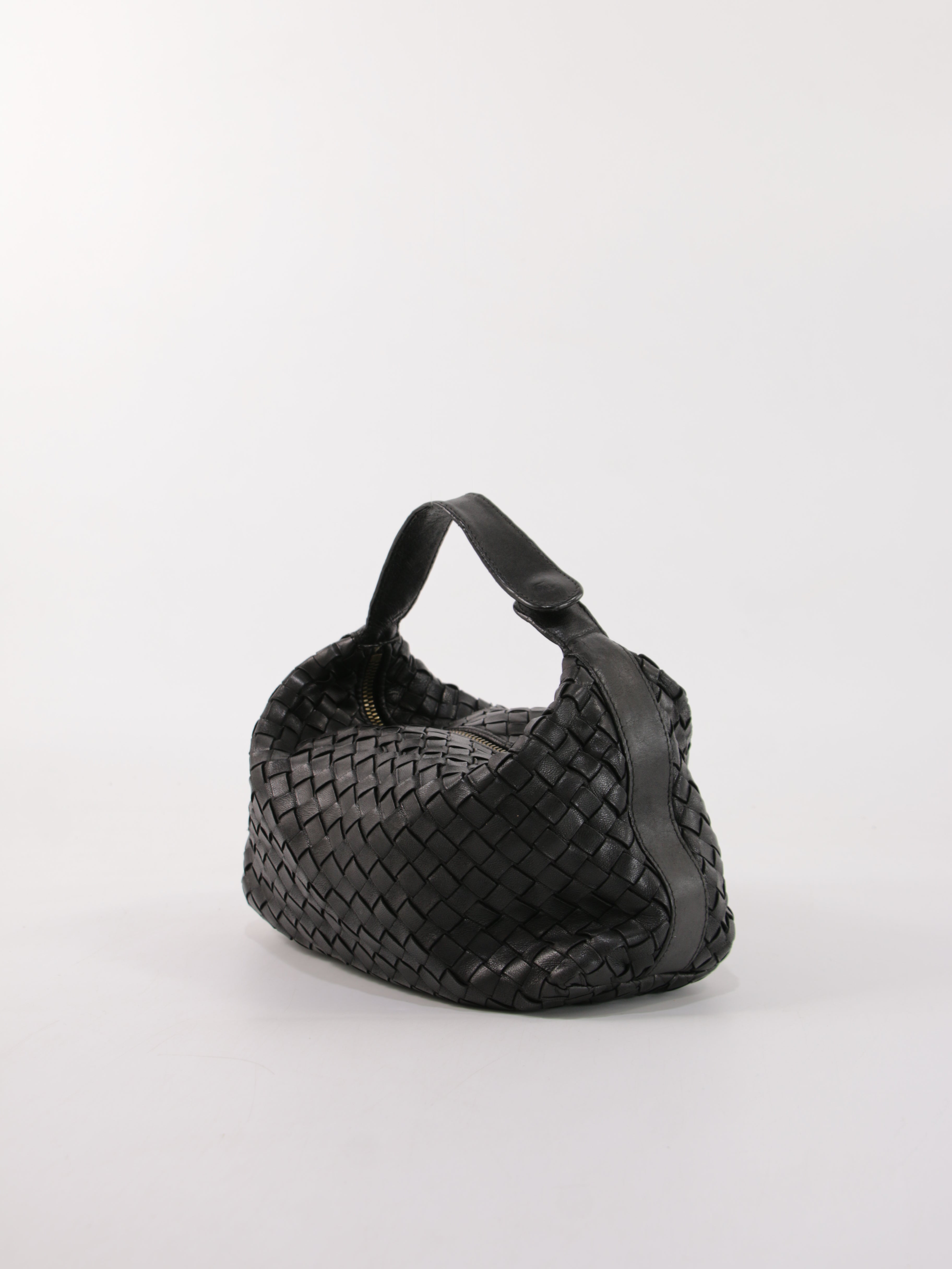Bottega Veneta Hand Bag Black Leather | Ref. 39411 – Collector's Cage