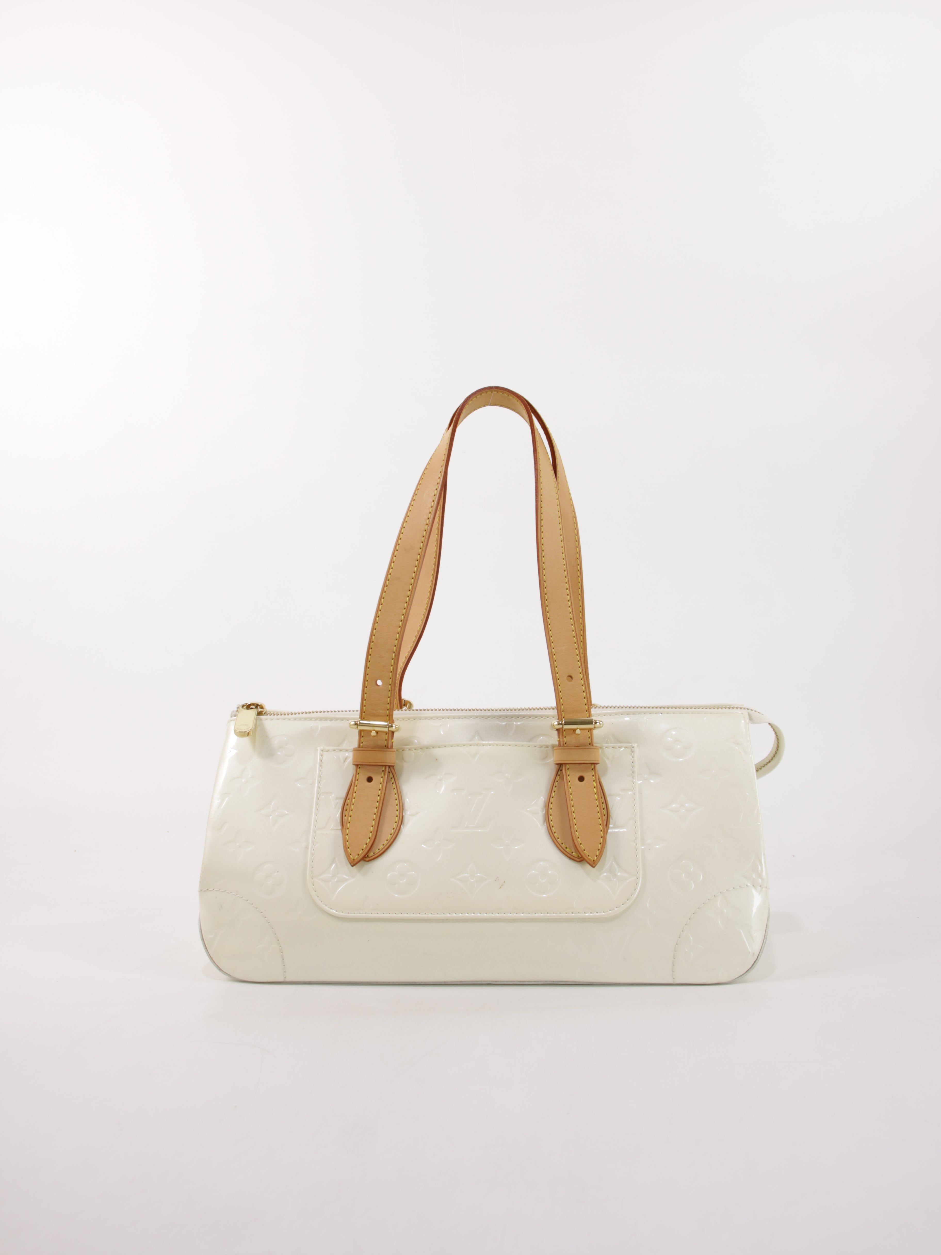 Louis Vuitton Rosewood White Vernis leather | Ref. 39380