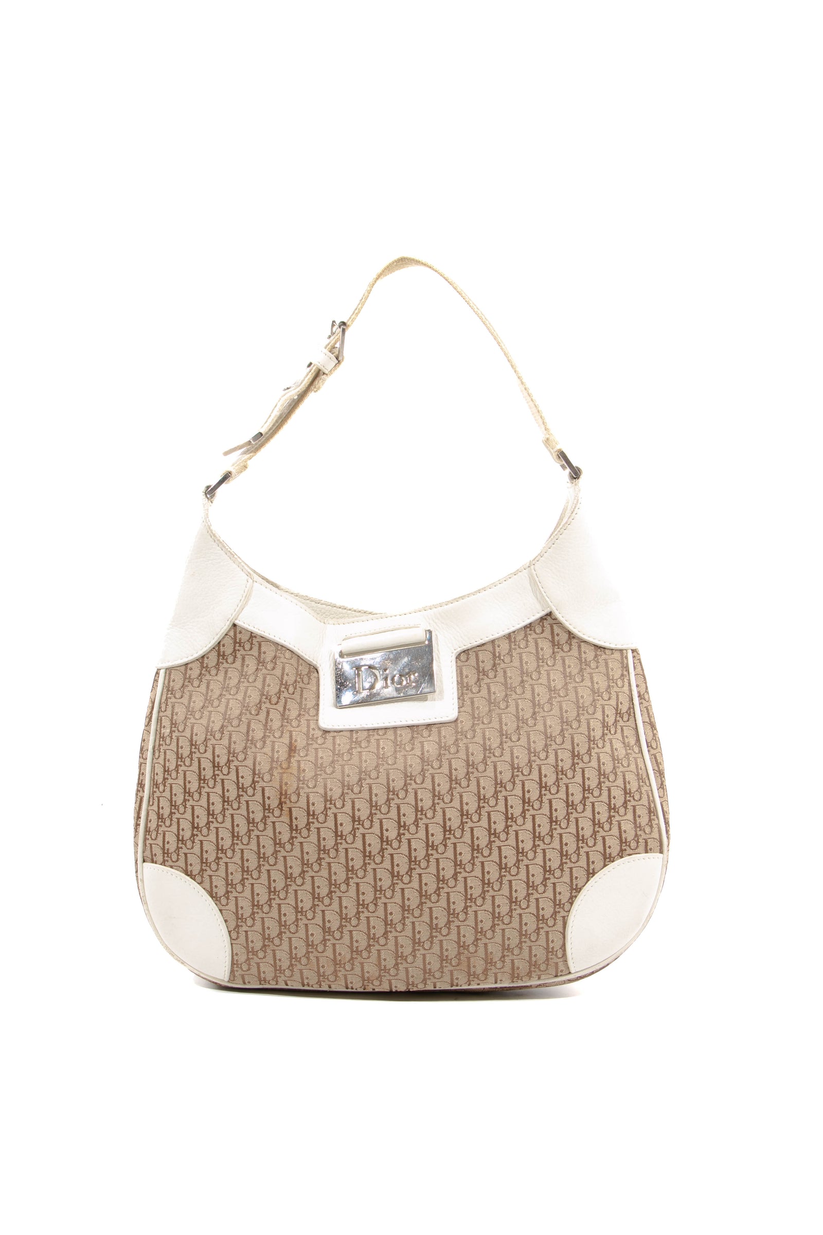 Christian Dior Vintage Diorissimo Shoulder Bag - Neutrals Shoulder Bags,  Handbags - CHR235090