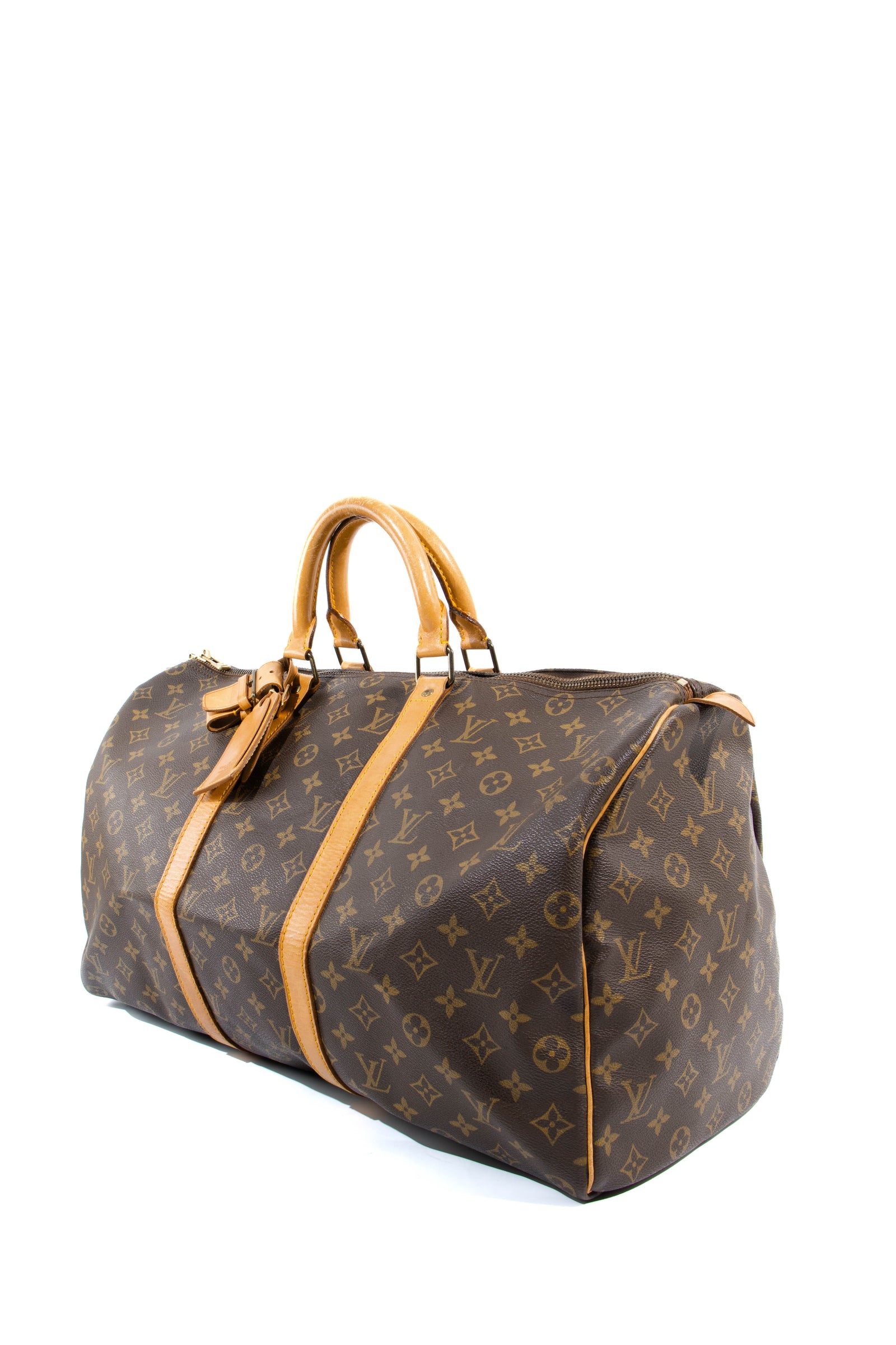 Louis Vuitton Bandoulier Keepall 50B Blue And Yellow Cowhide Leather M –  Max Pawn