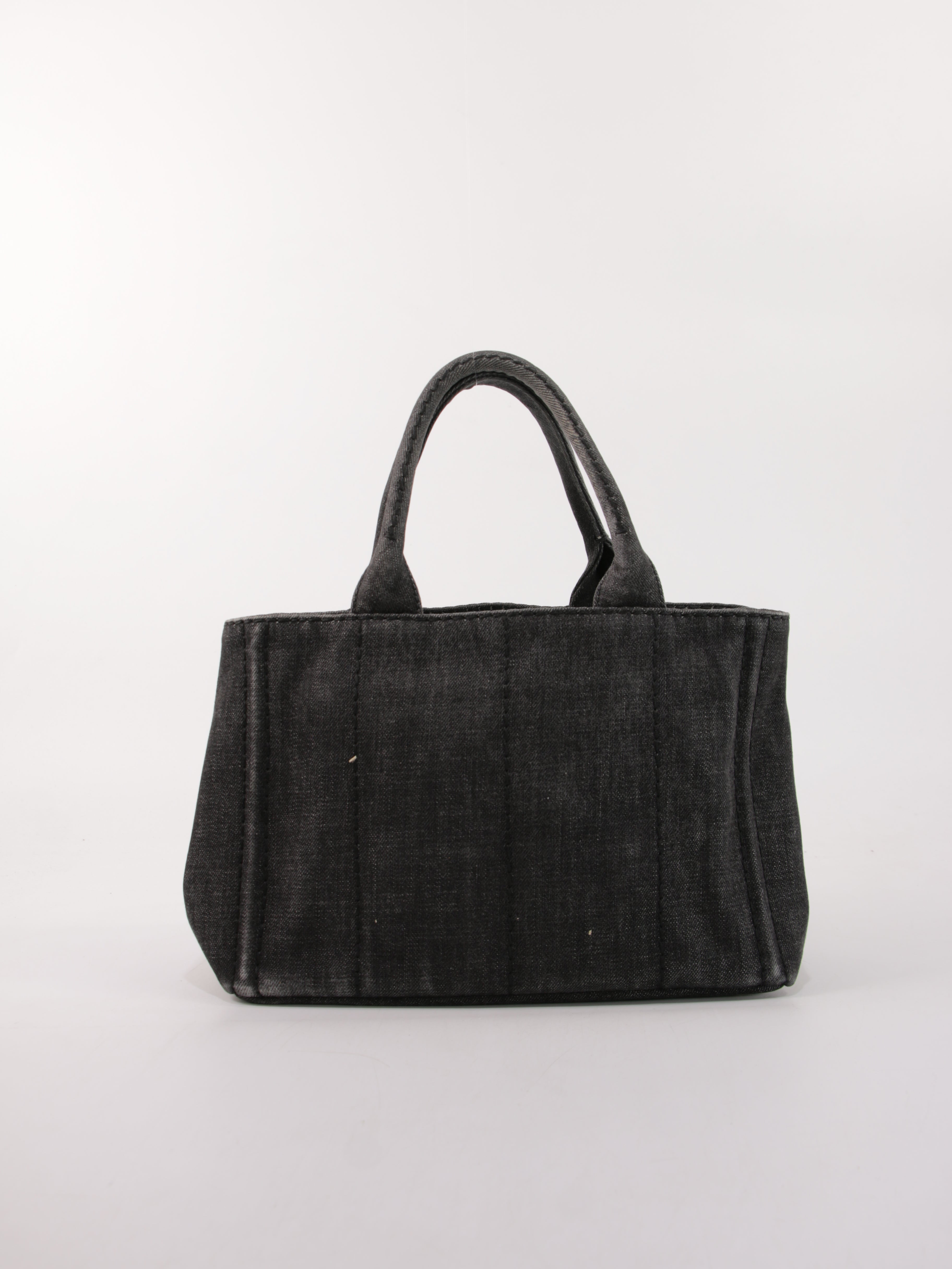 Prada Small Canapa Grey Canvas | Ref. 39621 – Collector's Cage