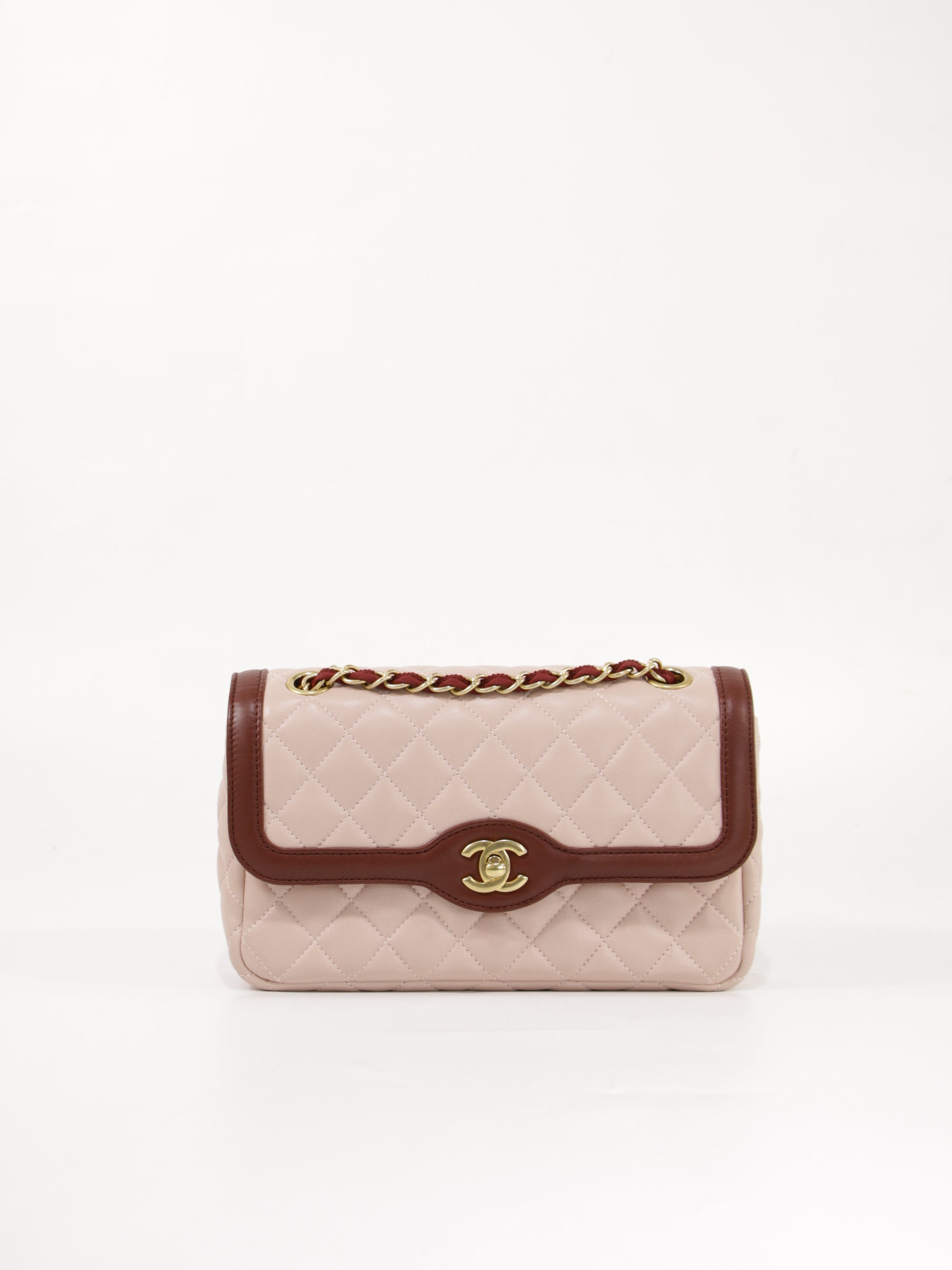 Two Tone Flap Bag