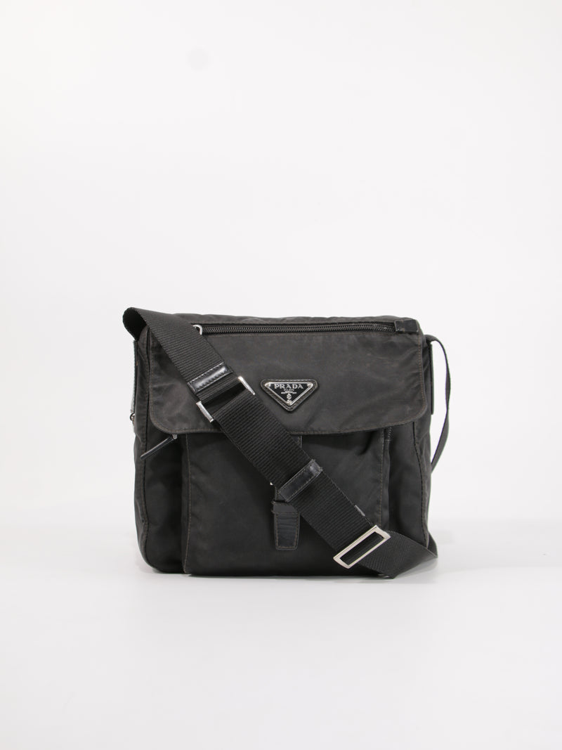 Prada Single Buckle Messenger