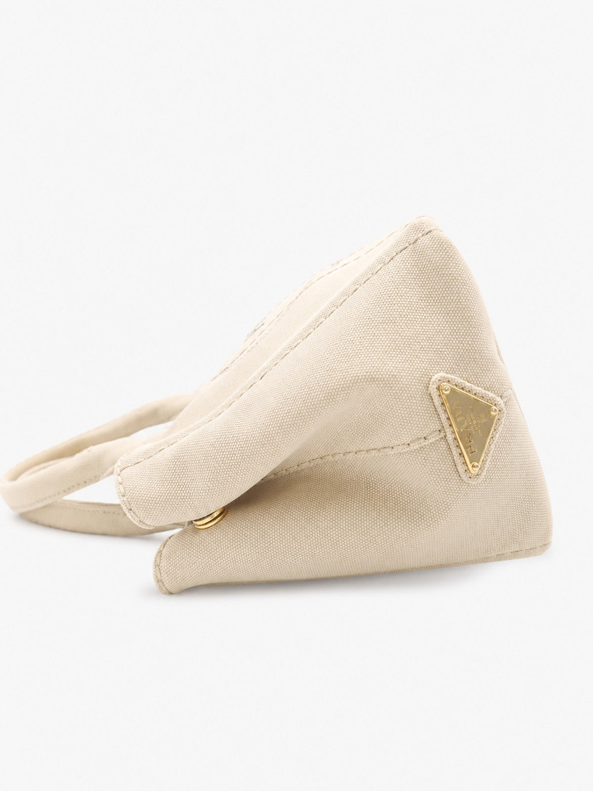 Prada Small Canapa Beige Canvas | Ref. 39165 – Collector's Cage
