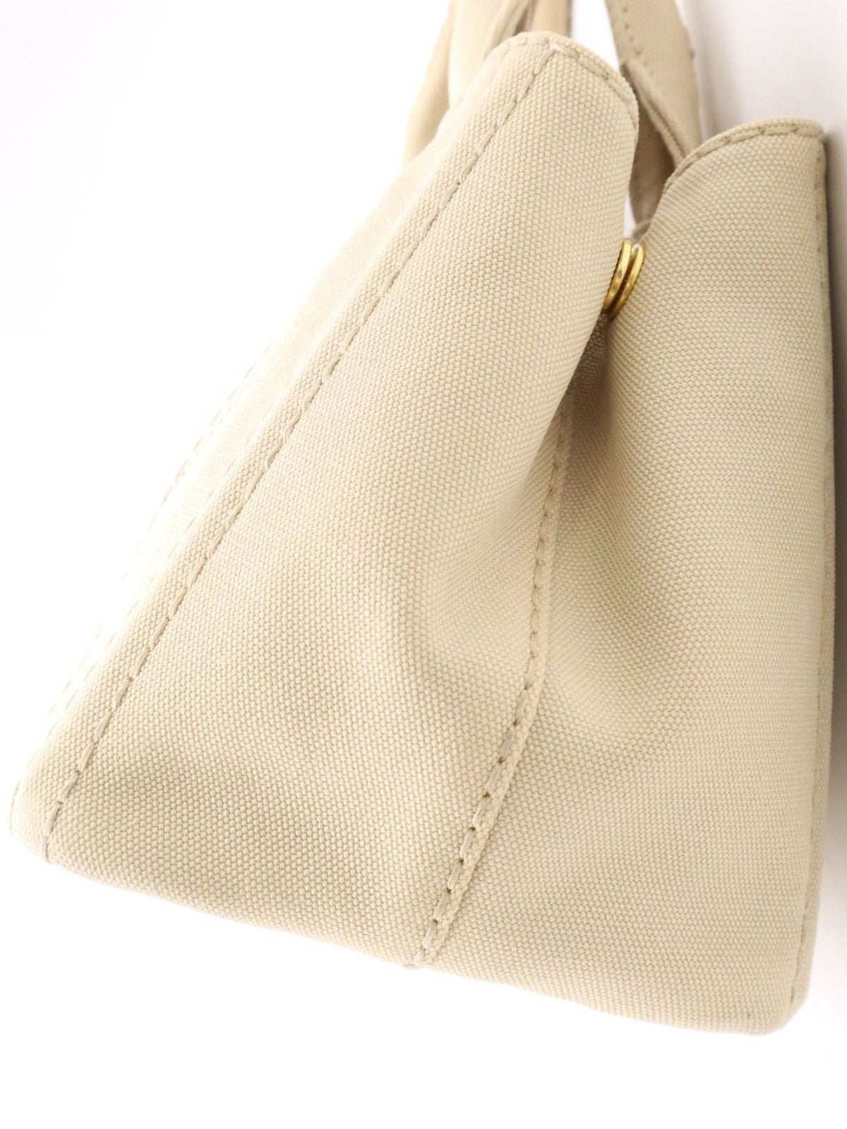 Prada Small Canapa Beige Canvas | Ref. 39165 – Collector's Cage
