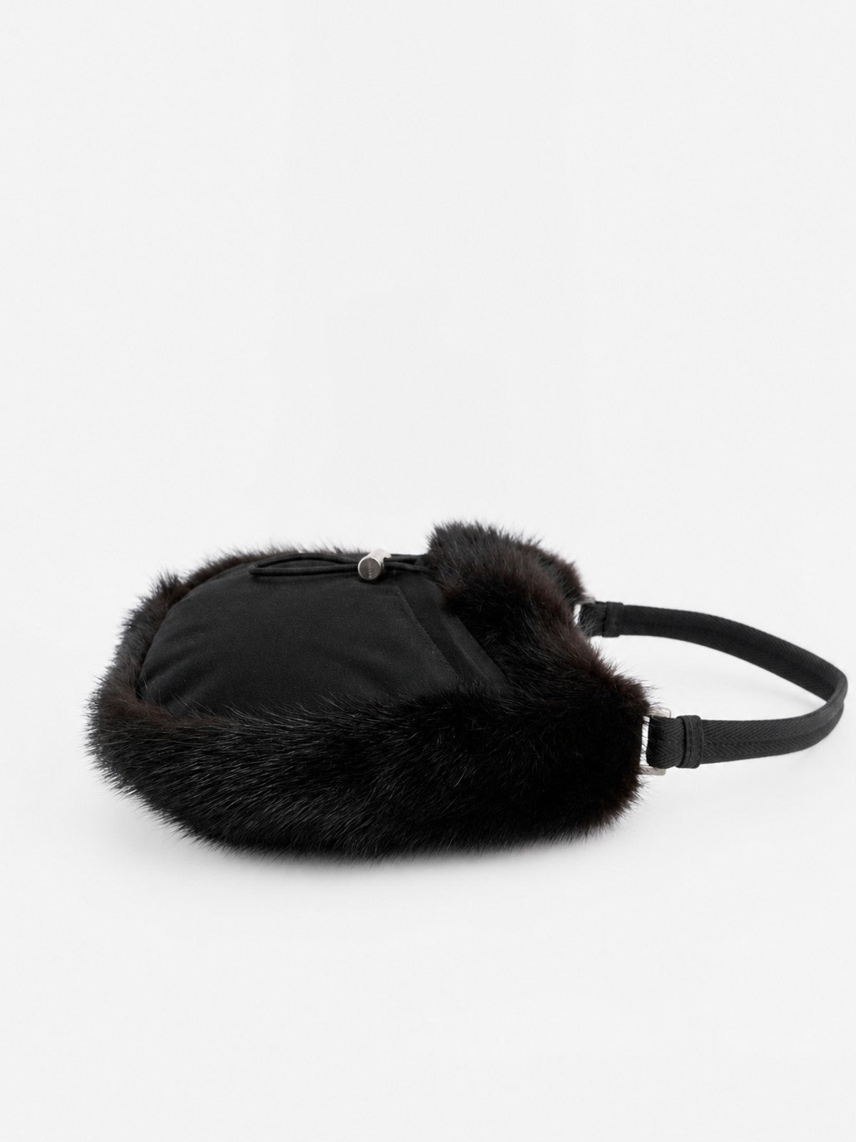 Prada Shoulder Bag Black Fur | Ref. 39277 – Collector's Cage