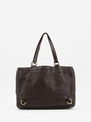 Gucci Shoulder Bag Brown Canvas
