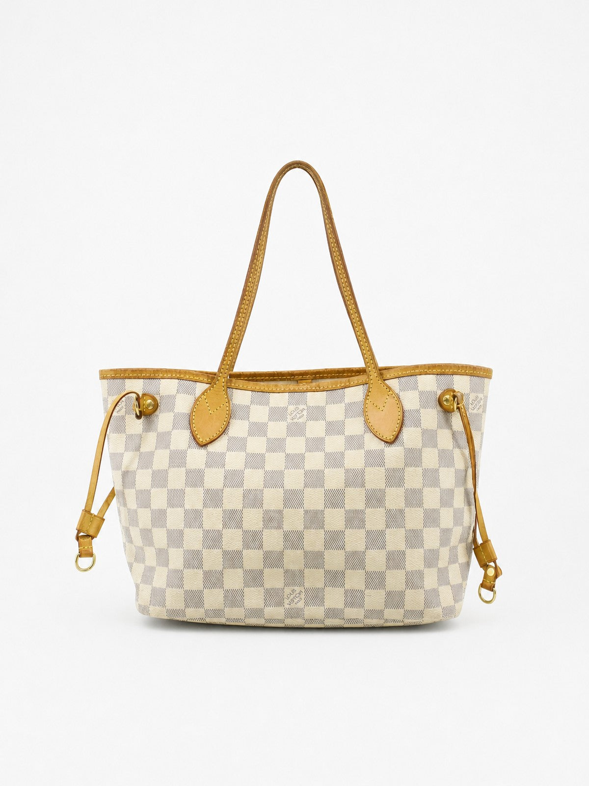 Louis Vuitton Neverfull PM White Canvas