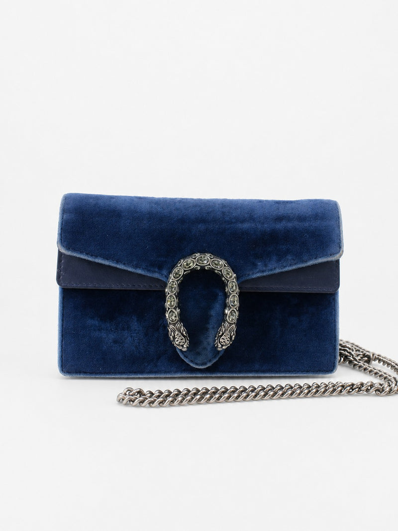 Gucci Dionysus Mini GG Blue Velour