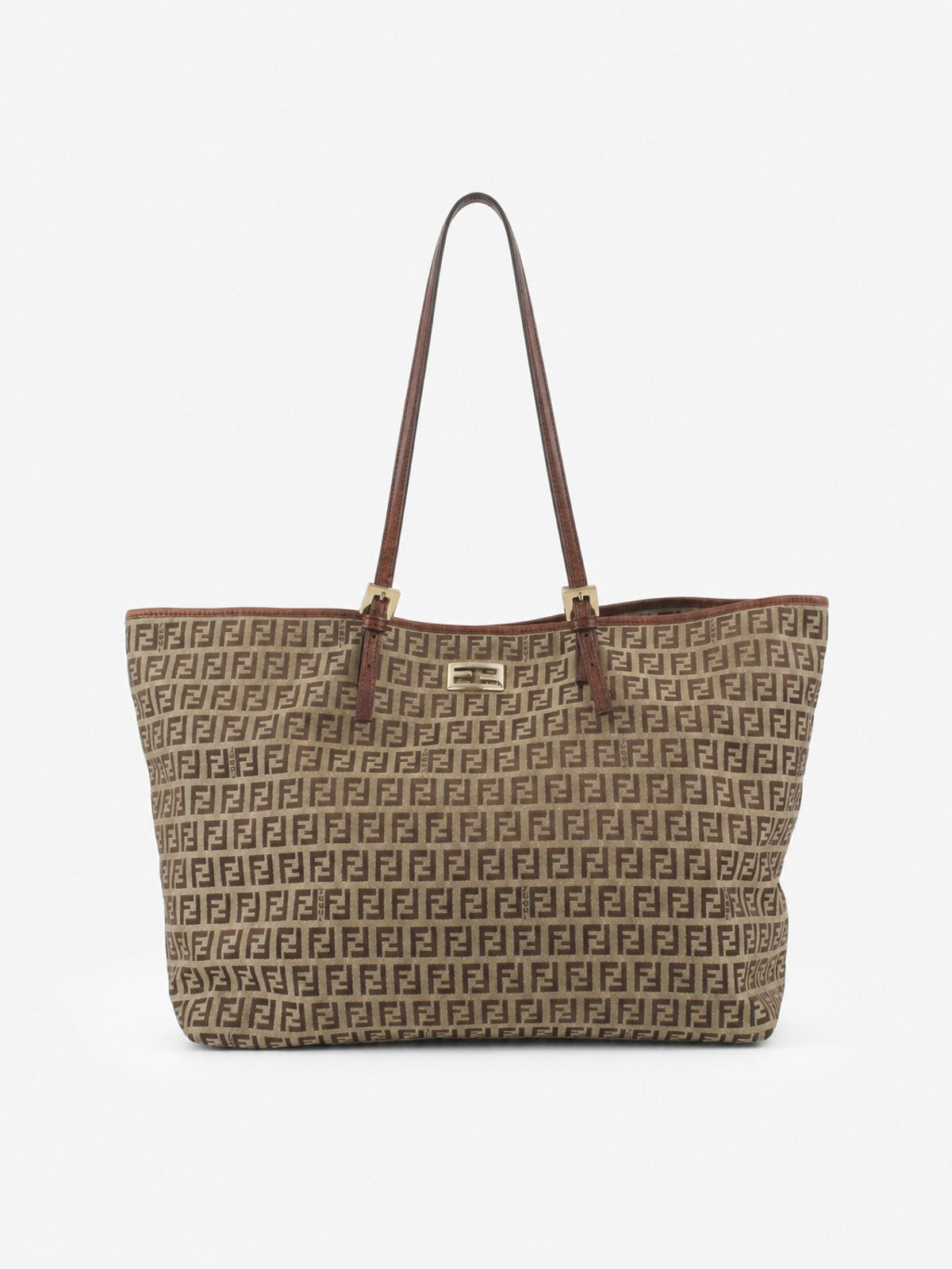 Fendi Tote Bag Brown Canvas