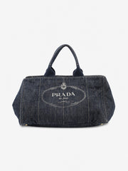 Prada Large Canapa Blue Denim