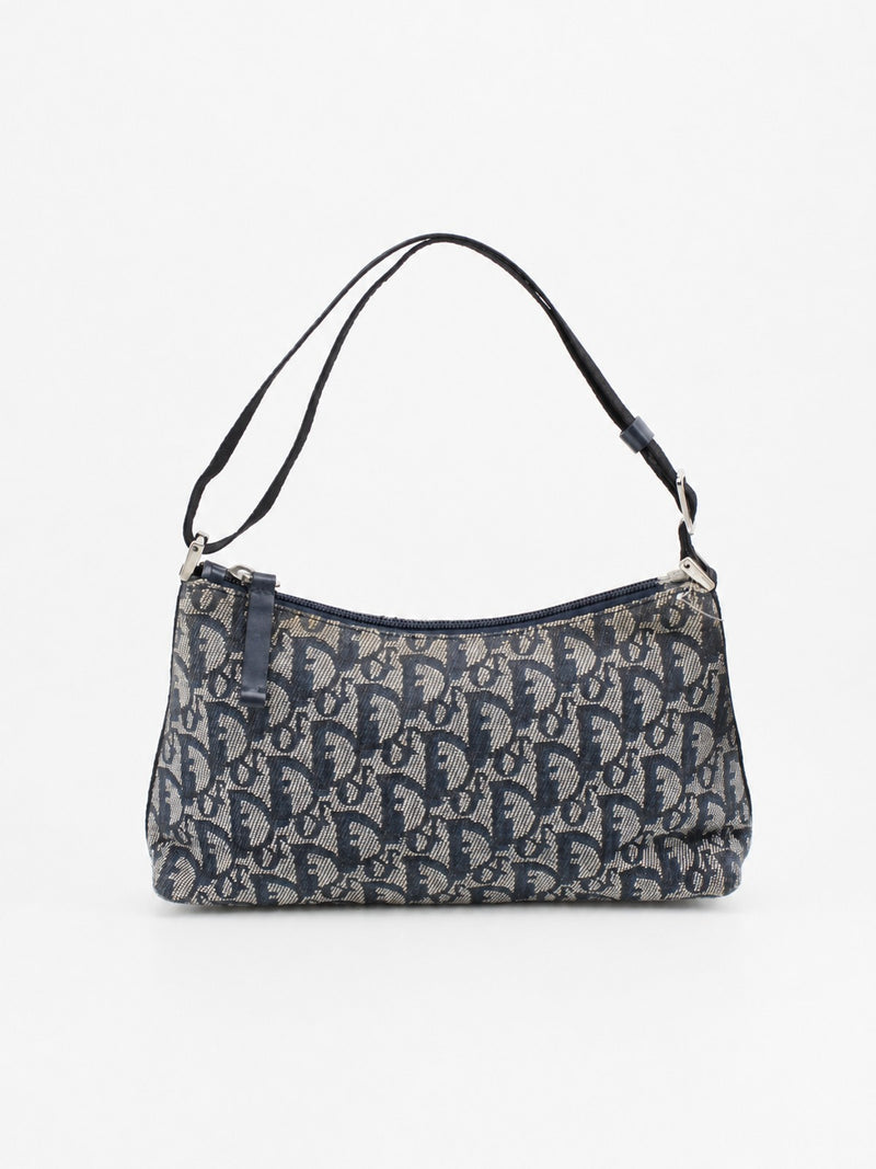 Christian Dior Baguette Blue Canvas