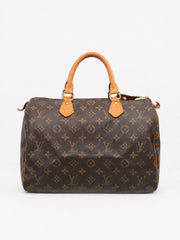 Louis Vuitton Speedy 30 Brown Canvas