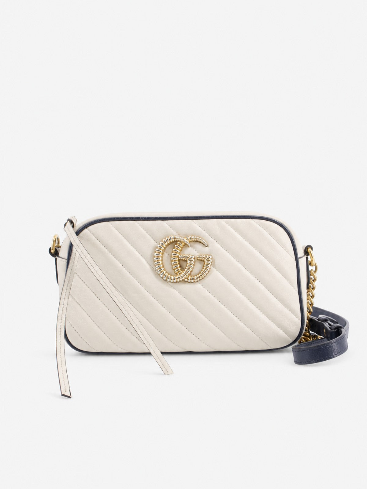 Gucci Marmont Camera Cream Leather