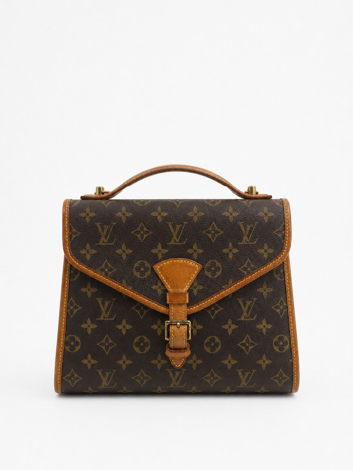 Louis Vuitton Hand Bag Brown Canvas