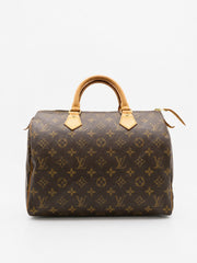 Louis Vuitton Speedy 30 Brown Canvas