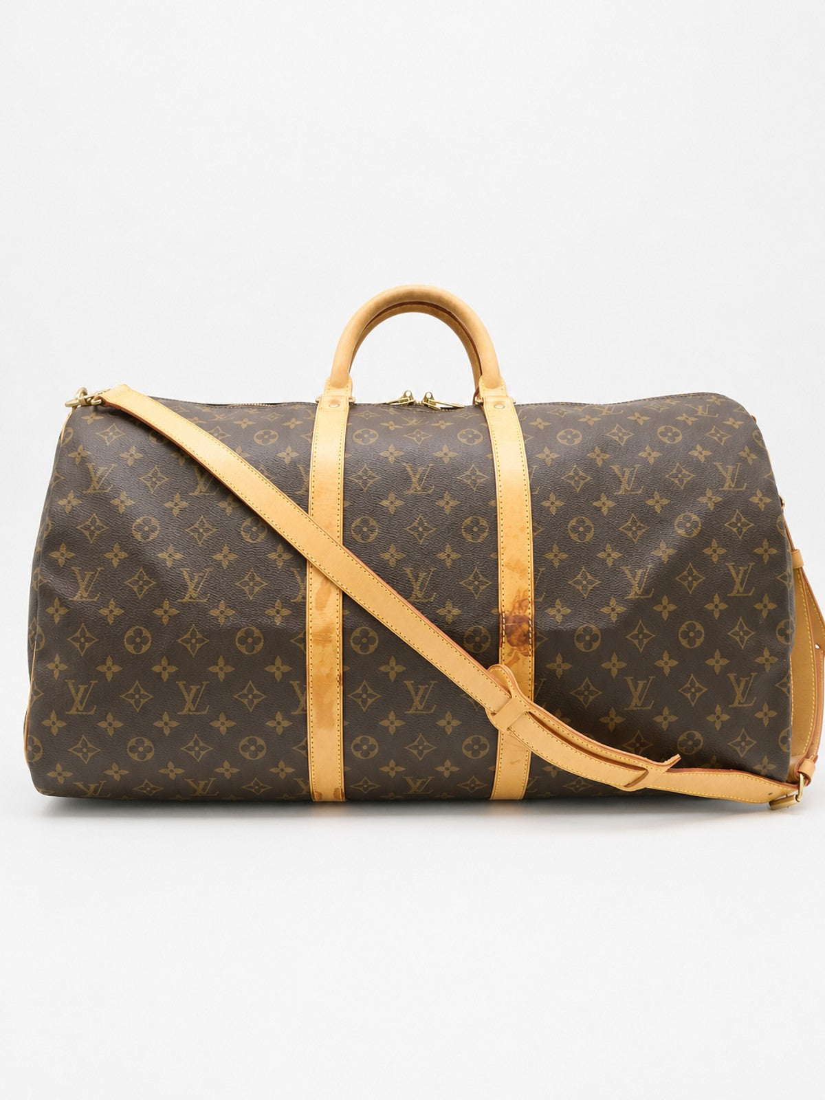 Louis Vuitton Keepall 55 Brown Canvas