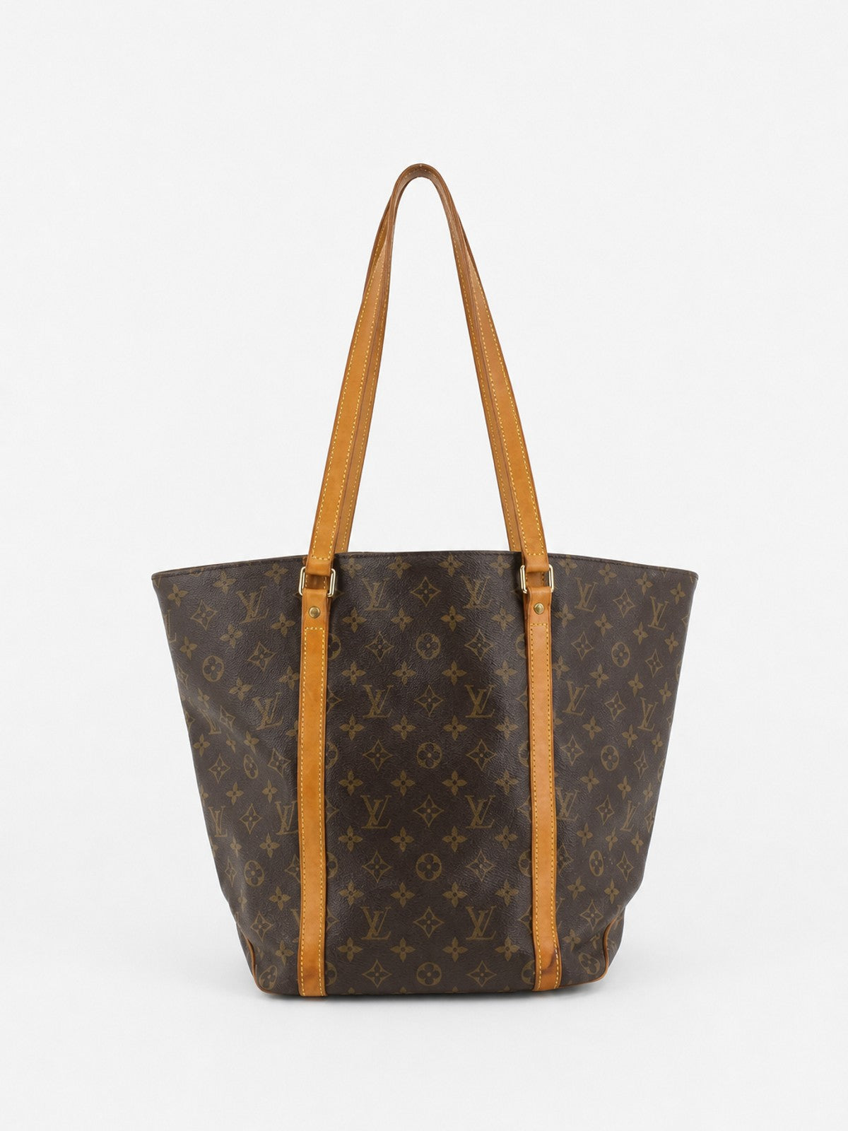 Louis Vuitton Sac Shopping Brown Canvas