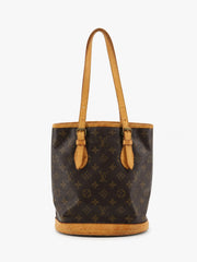 Louis Vuitton Mini Bucket Brown Canvas