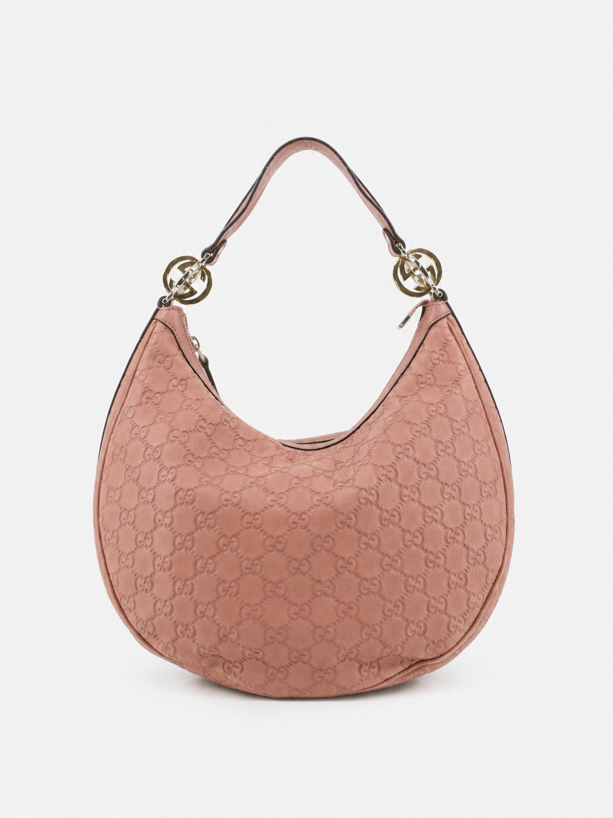Gucci Shoulder Bag Pink Leather