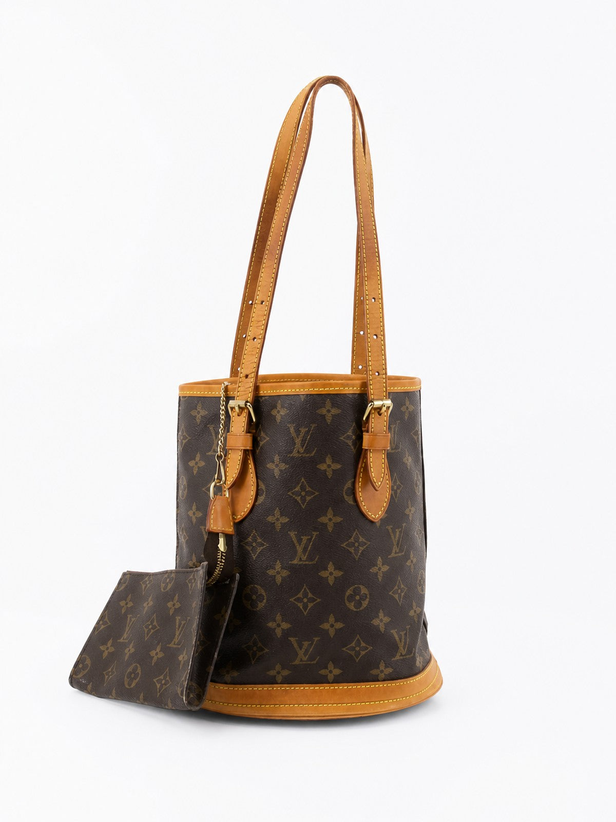 Louis Vuitton Mini Bucket Brown Canvas