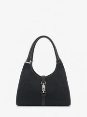 Gucci Medium Bardot Black Canvas