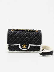 Chanel Small Single Flap Black Leather