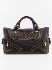 Celine Boogie Brown Leather