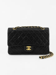 Chanel Medium Classic Flap Black Leather