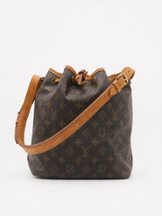 Louis Vuitton Petit Noé Brown Canvas