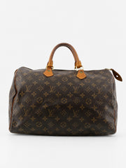Louis Vuitton Speedy 35 Brown Canvas